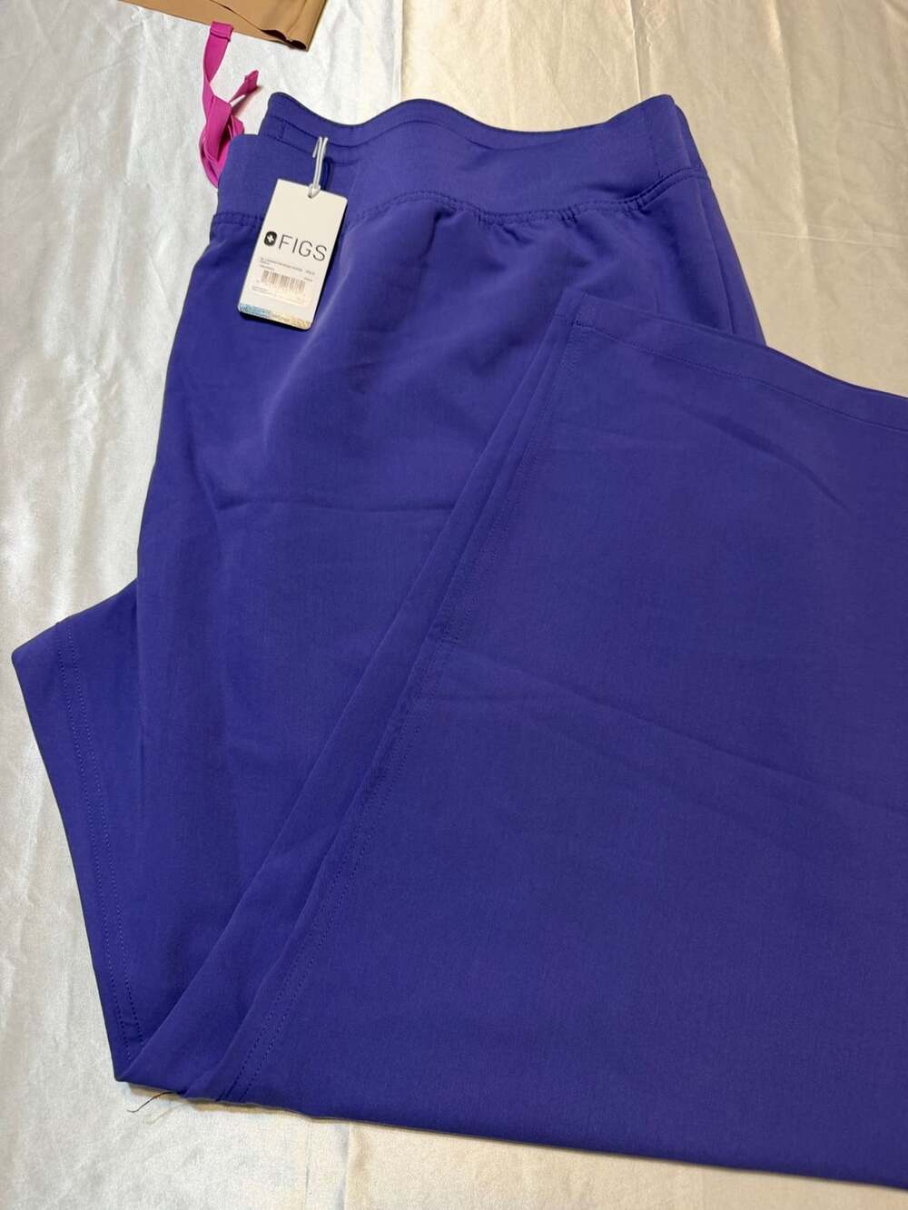 Figs Livington Basic Scrub Pants Purple